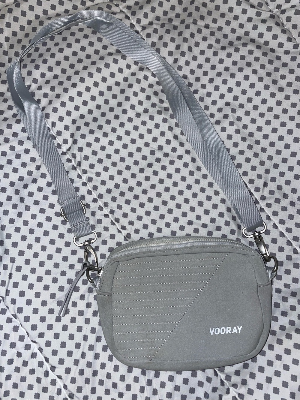 VOORAY Gray Crossbody Bag for Women